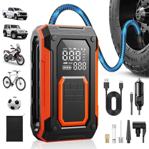Portable Cordless Tire Inflator Air Compressor for Car Tires