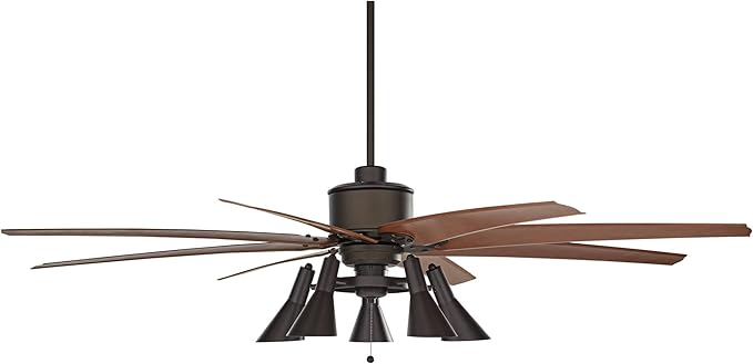 Ventilador de Techo 72" Con Luz LED y Control Remoto 6 Veloc miniatura 6