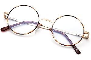 LianSan Retro Round Wire Frame Reading Glasses