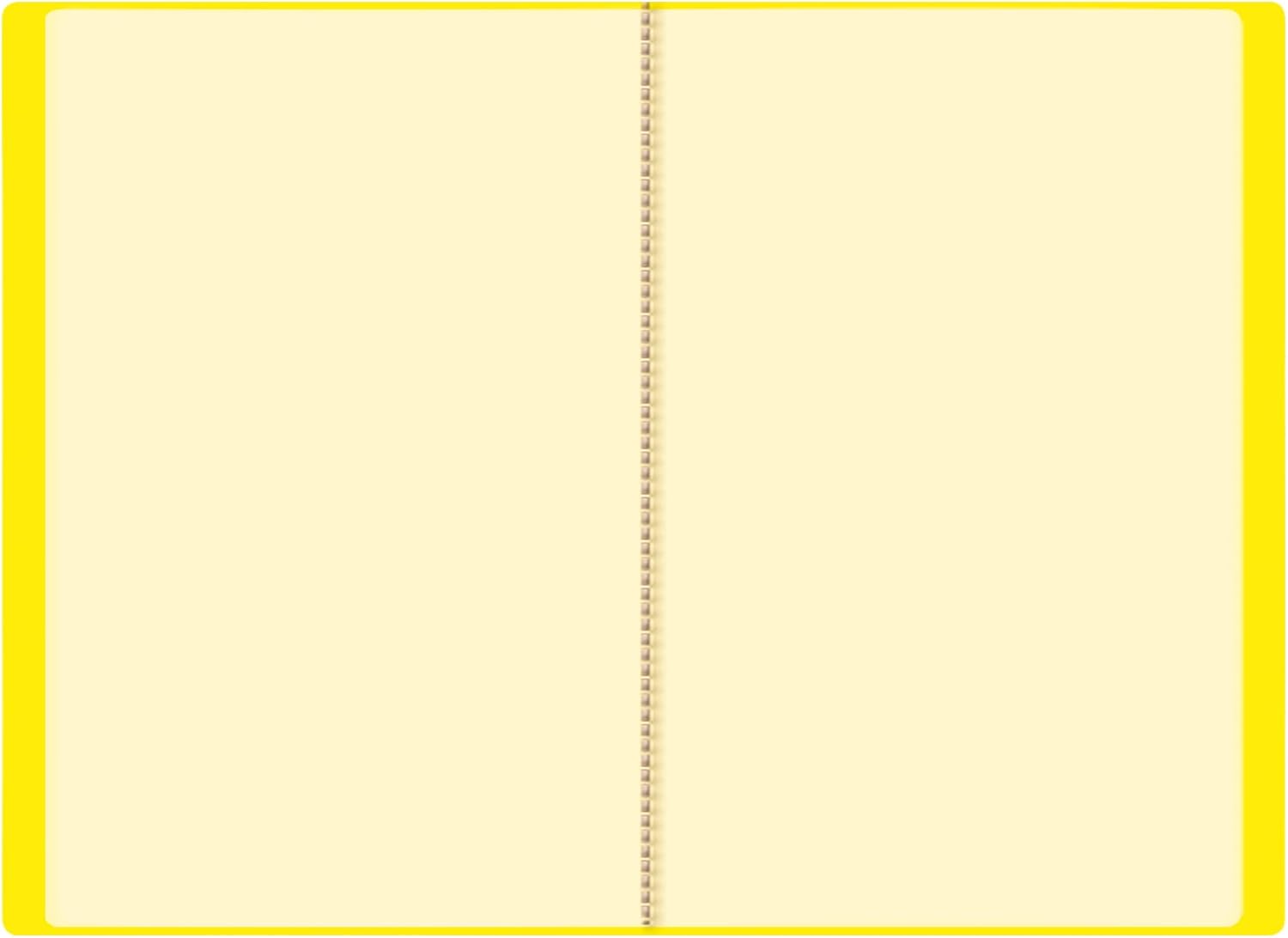 ROTH Certificate Folder Police 110 with 10 A4 Transparent Pockets, Indelible, Document Folder