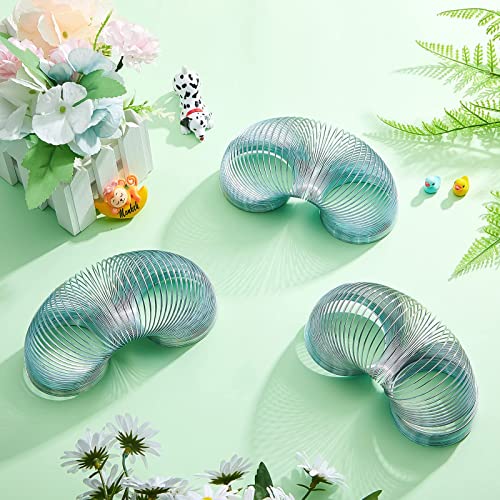 3 Pieces Squirrel Baffle Metal Spring Device Squirrel Barrier Spring Type Coil Outdoor Bird Feeder Accessories for Bird Feeder Poles (3)