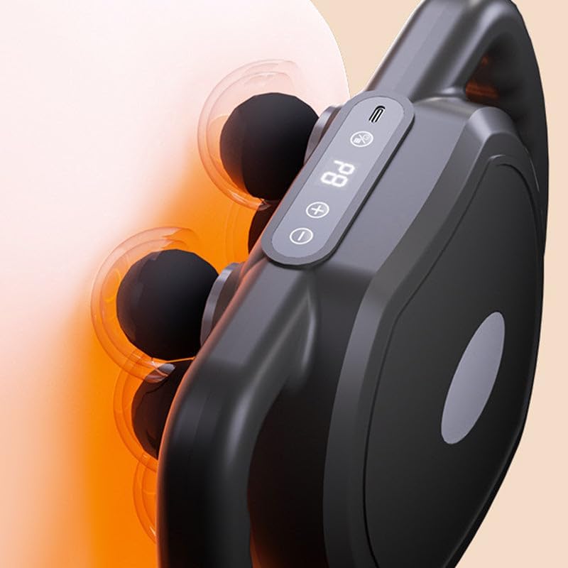 Miniatura 4 de Pistola de masaje muscular automática multifuncional de 12 cabezas, masajeador Shiatsu para espalda, cuello y hombros, motor silencioso portátil sin