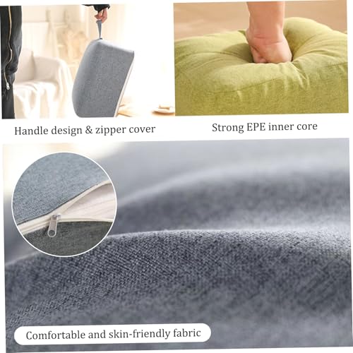 Coussin de sol 40 x 30 x 20 cm déhoussable et lavable pour salon - 7