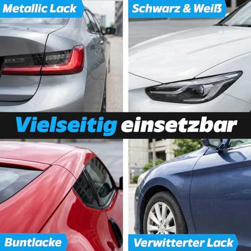 PRINOX Profi Autopolitur 500ml inkl. Polierschwamm für alle Lacke - Schwarz, Weiß, Buntlacke...