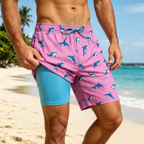 Short imprimé Homme élastique décontracté doux WWricotta - 2