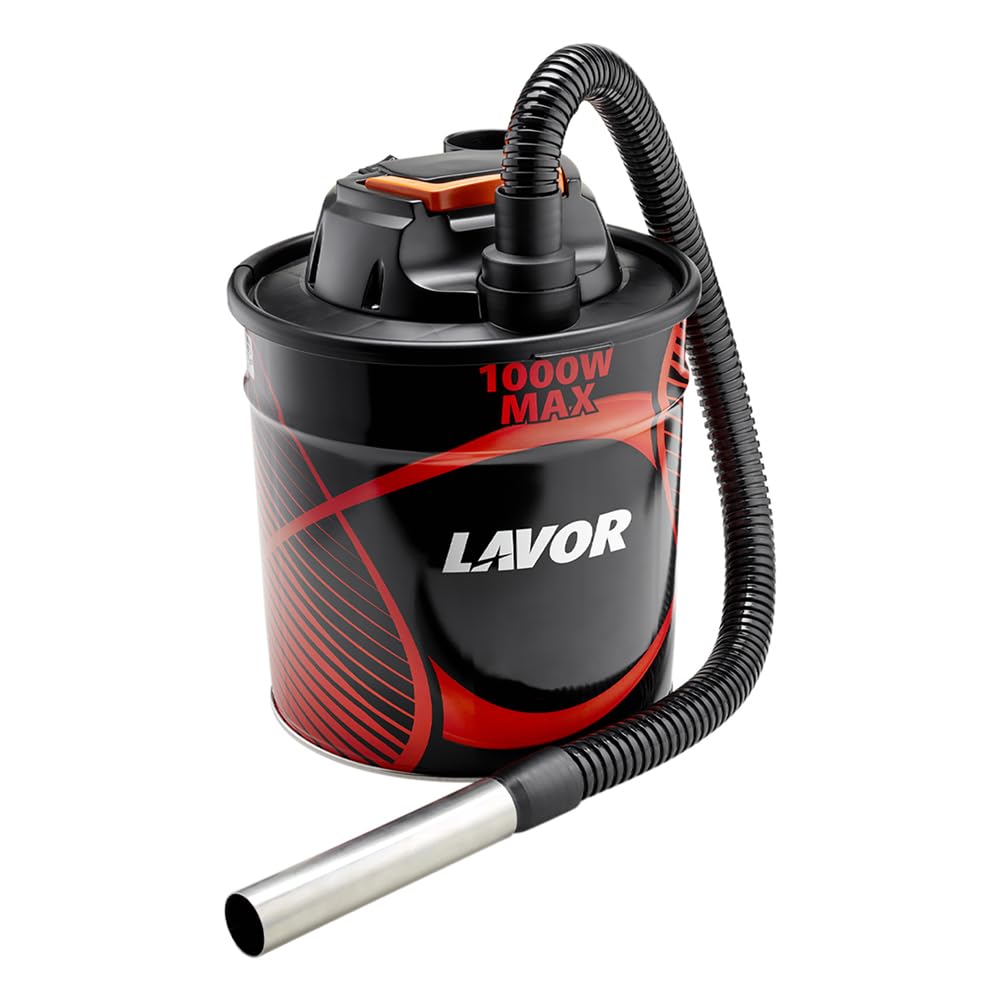 Lavor Aspirateur à cendres ASHLEY 112 avec fonction soufflante, filtre HEPA lavable et préfiltre à poussière fine