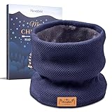 Schlauchschal Herren, Geschenke für Männer & Frauen Weihnachten, mit Verdickt und Weichem Gefüttert Loop Winterschal, Halsmaske, Winddicht und Warm, für Motorrad, Fahrrad, Ski, Outdoor Aktivitäten