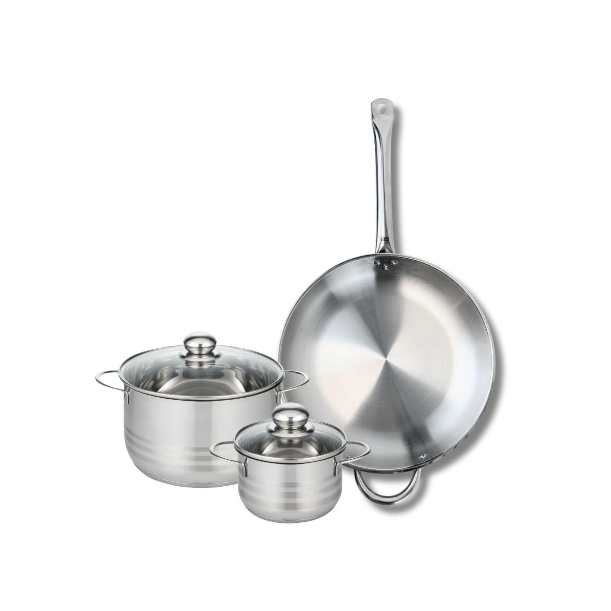 Elo Batterie cuisine poêle 32 cm et 2 faitouts 14/20 cm