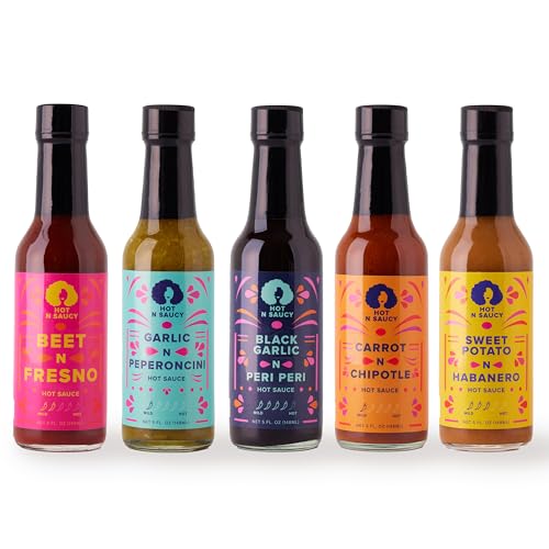 Hot N Saucy Holiday Hot Box, Set of 5 hot