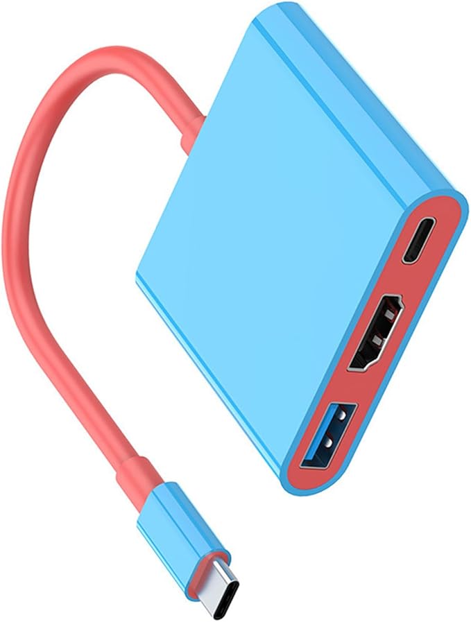 Adaptador USB C 3 Puertos Hub 4K60Hz USB3.0 5Gbps PD100W miniatura 4