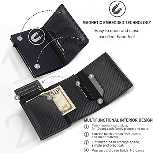 Aiuwo Wallet For Men Slim Wallet Rfid Blocking Money Clip Wallets For Men,Minimalist Wallet For Men With Money Pocket #TOP1