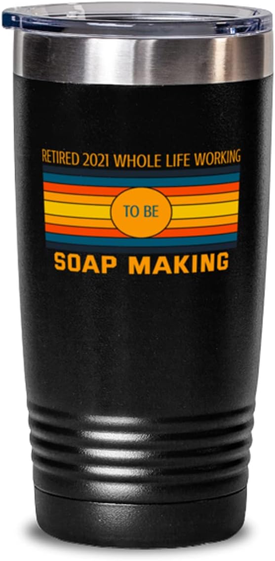 Soap-making Hobbie Tumbler 20oz, black