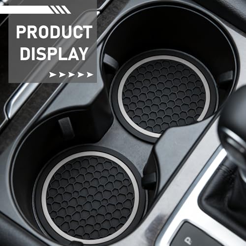 4PCS protectores antideslizantes para portavasos de coche miniatura 3