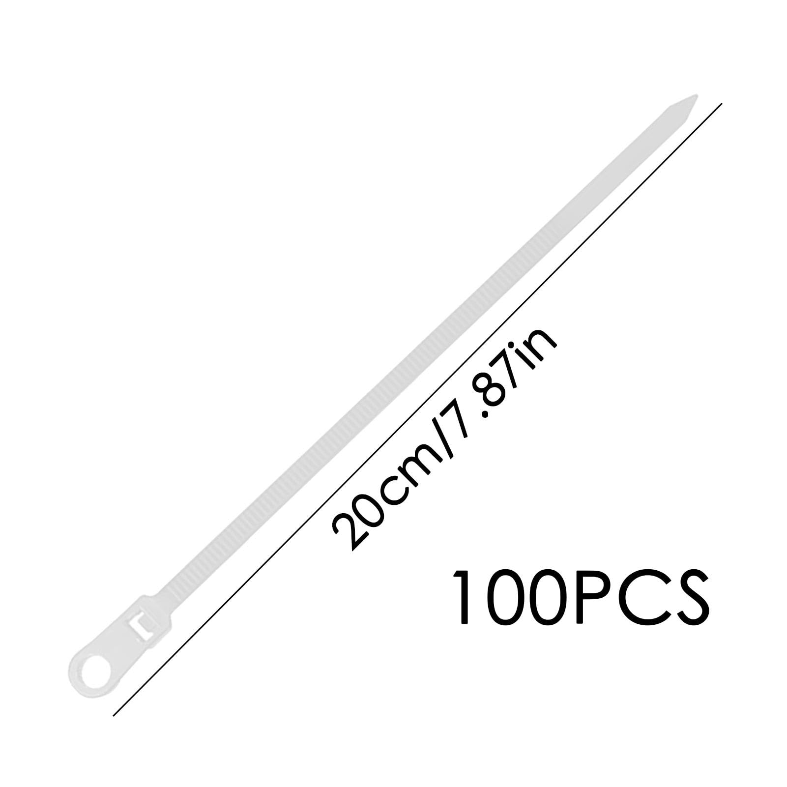 Fascette per cavi riutilizzabili, Fascette per cavi riutilizzabili | Fascette metalliche Fascette con cerniera rimovibili regolabili 100 pezzi | Set di fascette multiuso con fascette per cavi ad