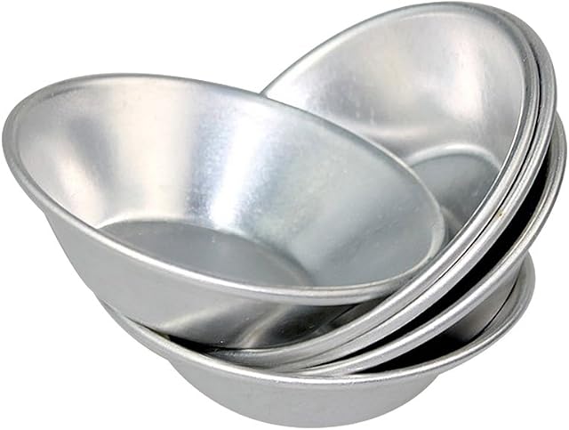 Keysui Thicker Cake Cup Egg Tart Pudding Mould DIY Tools 24 Pieces