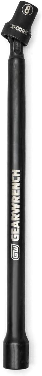 GEARWRENCH 3/8" Drive X-Core™ 6 Pt. Pinless Universal Impact Standard Extension Socket 8mm - 84489