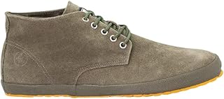 El Ganso Botín Derby Suede Gum Sole Verde