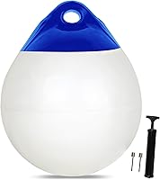 Vista 17 de Bolas de Boya de Barco de 10/12/15 Pulgadas, Boya de Ancla Flotante Redonda, Guardabarros de Barco Inflables de Vinilo, Boyas de Anclaje de Barco