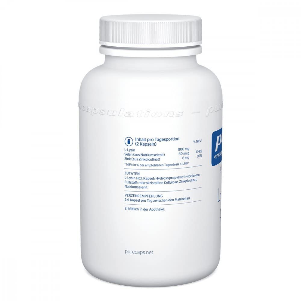 Pure Encapsulations L-Lysin plus Kapseln 90 stk