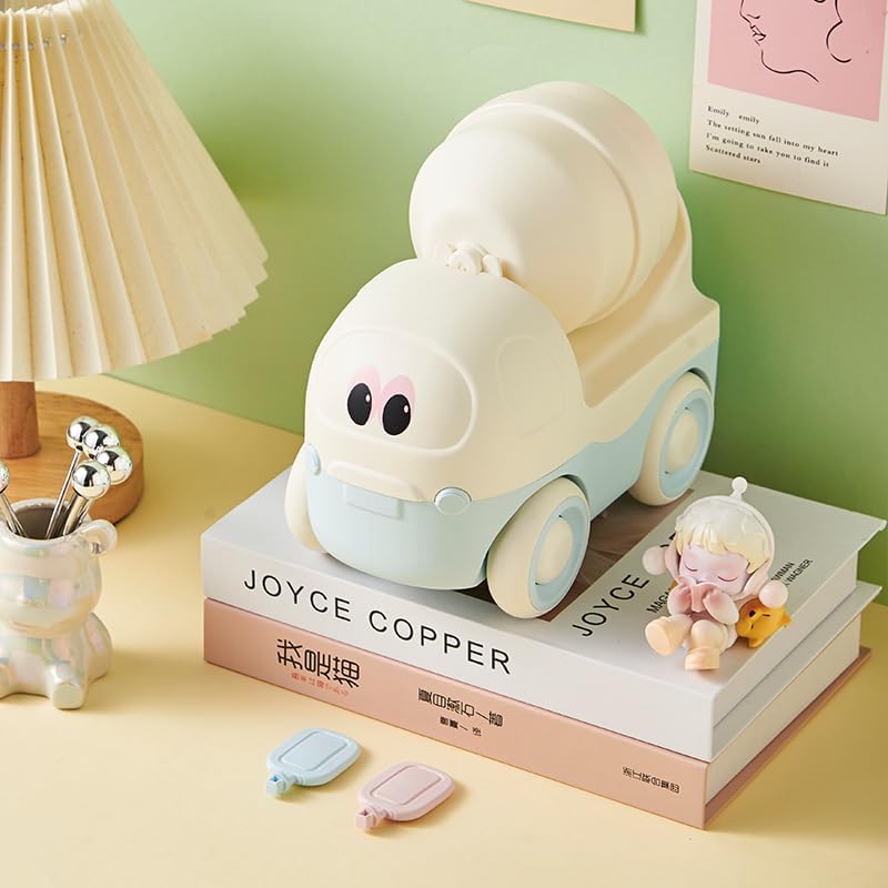 Image of Money Saving Bank with Coin Slot / /Creative Cartoon Design Money Bank / /Plastic Piggy Bank for Boys & Girls (Pack of 1) (Truck Piggy Bank - Pink)