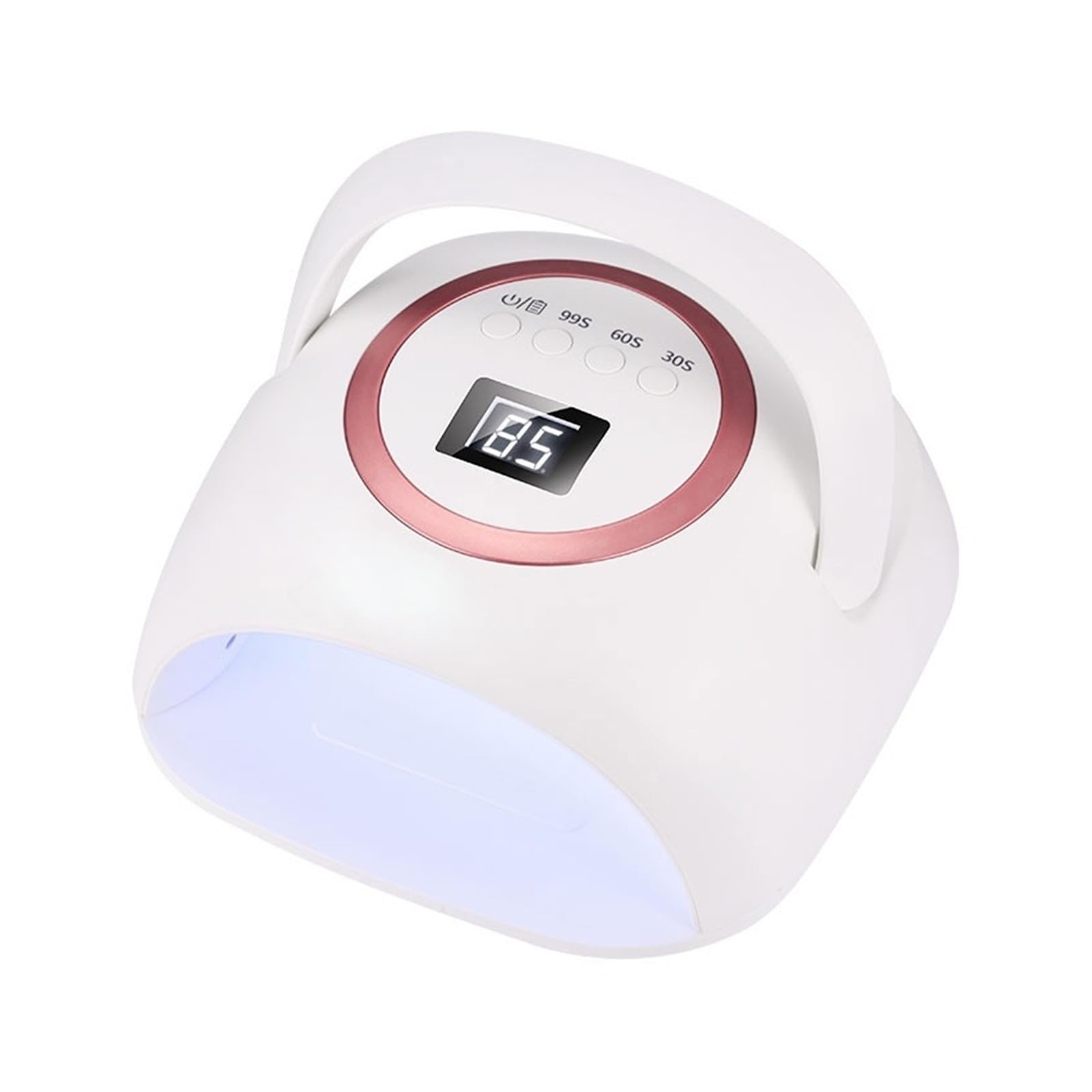 lampada per unghie, Lampada professionale UV LED per unghie ricaricabile 72W con timer a 3 livelli e sensore automatico