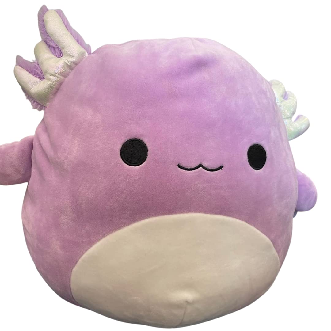 Buy Official KellyToy Squishmallow 12 Monica Purple Axolotl Stuffed