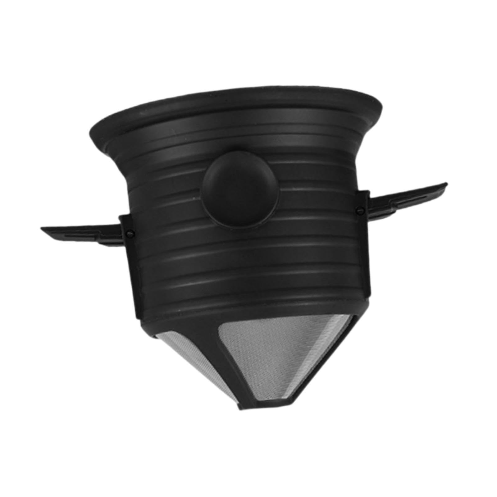 Bothyi Portable Pour over Cone Coffee Filter Universal Fit 9.2x8.9cm Multifunctional Folding Coffee Maker for Home Office Accessory