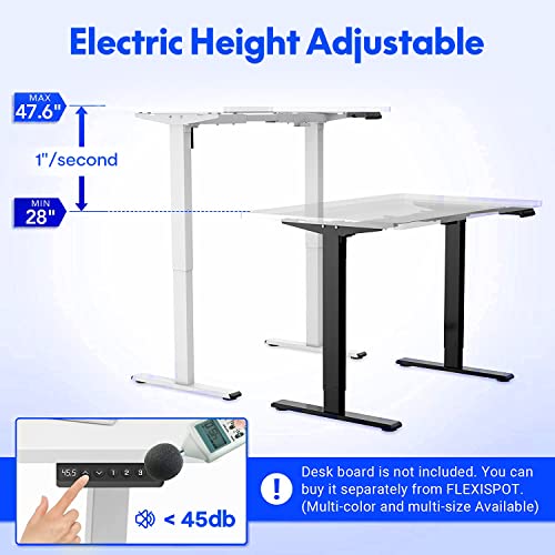 FLEXISPOT EN1S DIY Height Adjustable Desk Frame Electric Sit Stand Desk Base Home