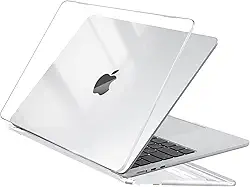 EooCoo Compatível com capa para MacBook Air de 13 polegadas M4 M3 M2 2025 2024 2022, capa rígida para Mac Book Air de 13,6' Case A3240 A3113, A2681, com Touch ID, dura. De plástico C over - vidro