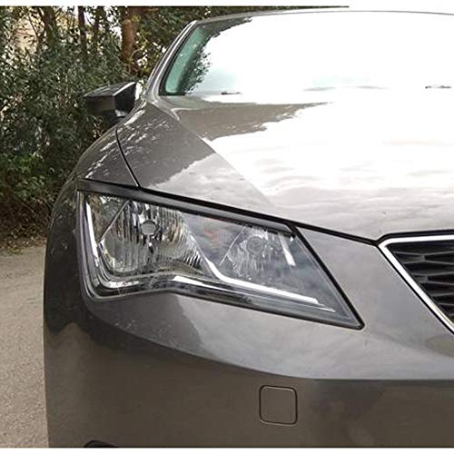 Casquettes de Phares compatible avec Seat Leon 5F 3/5-portes incl. ST 2013- (ABS) Cover
