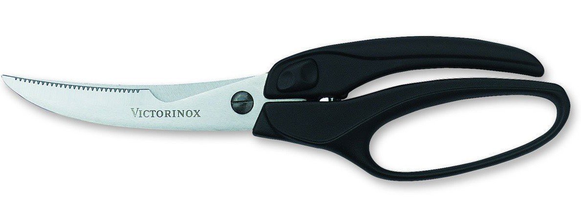 Victorinox Tijeras profesionales para aves, Tijeras de cocina, Acero inoxidable, Cuchillas extra afiladas, Mango de plástico robusto
