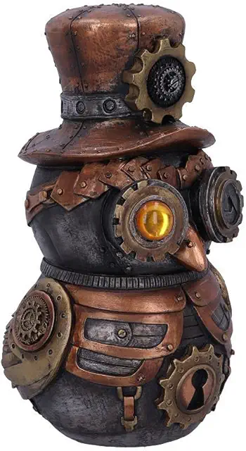 Nemesis Now Hootle Steampunk Owl Figurine with Top Hat - Beeldjes Uilen