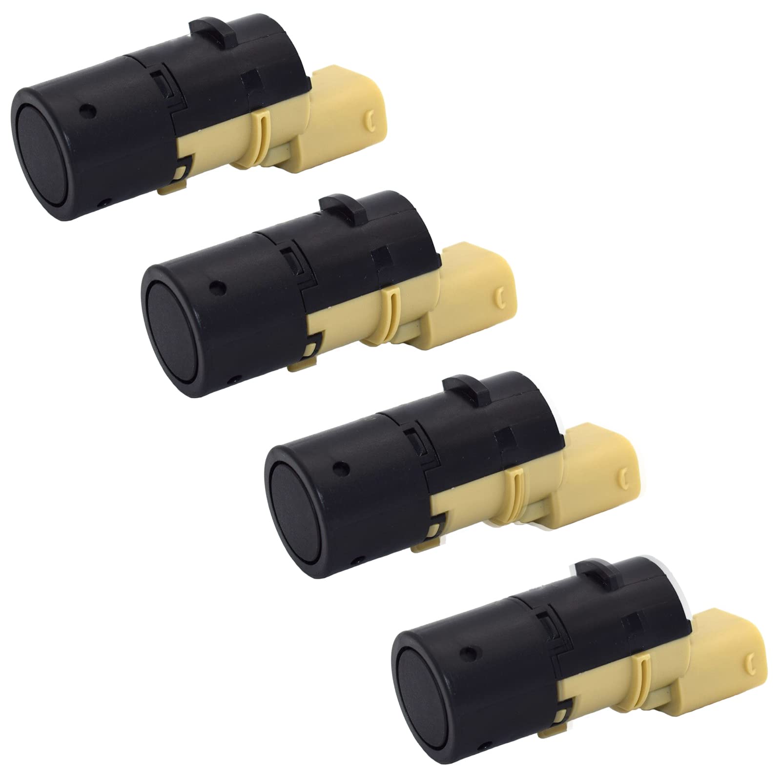 Lot de 4 Capteurs Radar de Recul Aide Stationnement Compatible pour Citroën Peugeot BERLINGO C2 C3 C4 C8 JUMPY XSARA PICASSO 1007 307 308 807 EXPERT PARTNER SCUDO ULYSSE PHEDRA