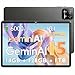 UBDXBD 10 Zoll Android Tablet mit Hülle, Android 15, 18GB RAM (6+12) 128GB, T30 Octa-Core, 1TB erweiterbar, WiFi 6, 6000mAh, IPS HD 1280×800, Widevine L1, GPS, Grau