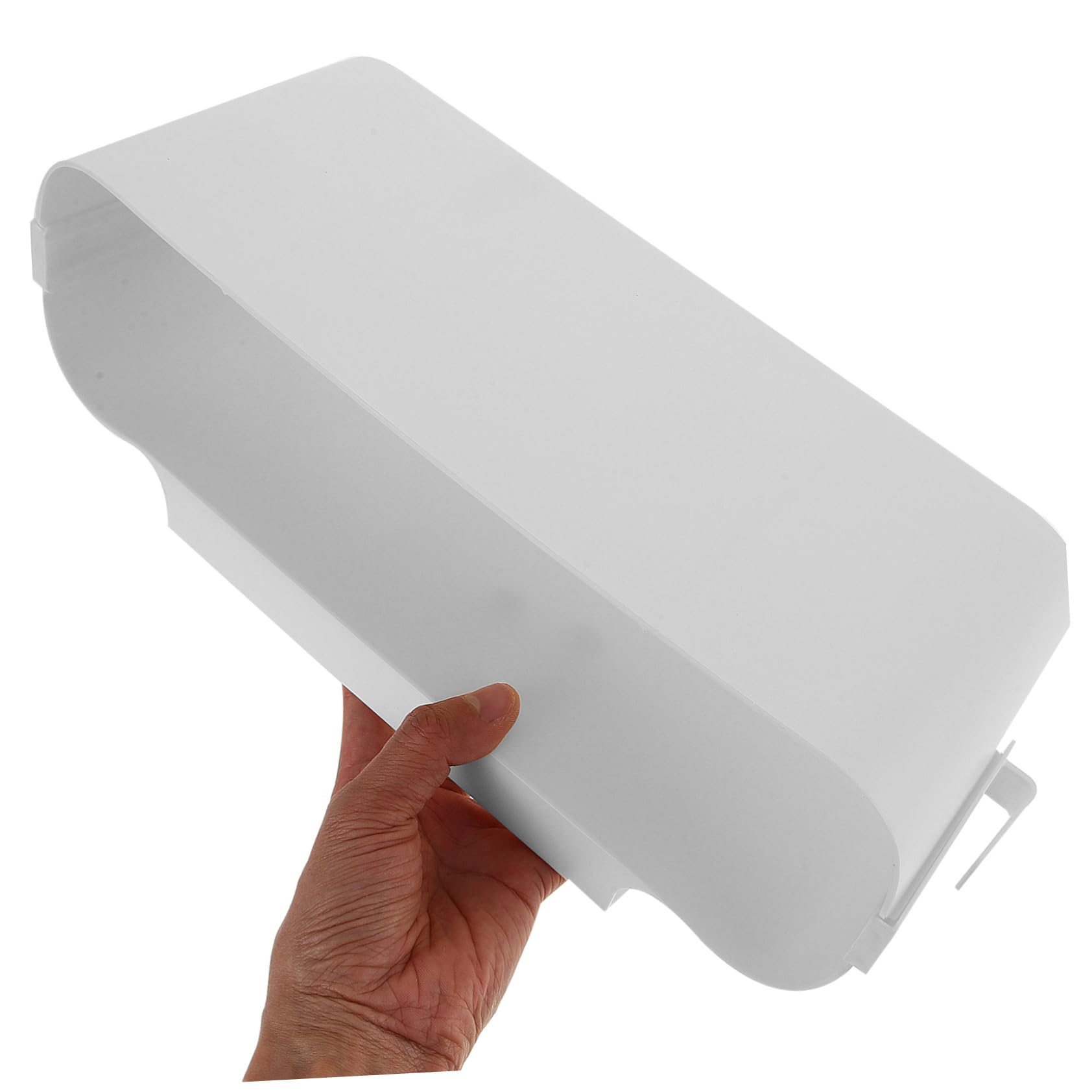 Boîte de Rangement Suspendue Chevet en Plastique Blanc 2 Crochets Détachables, Organiseur de Lit à Suspendre pour Camping-cars et Chambres D'garçon et Filles