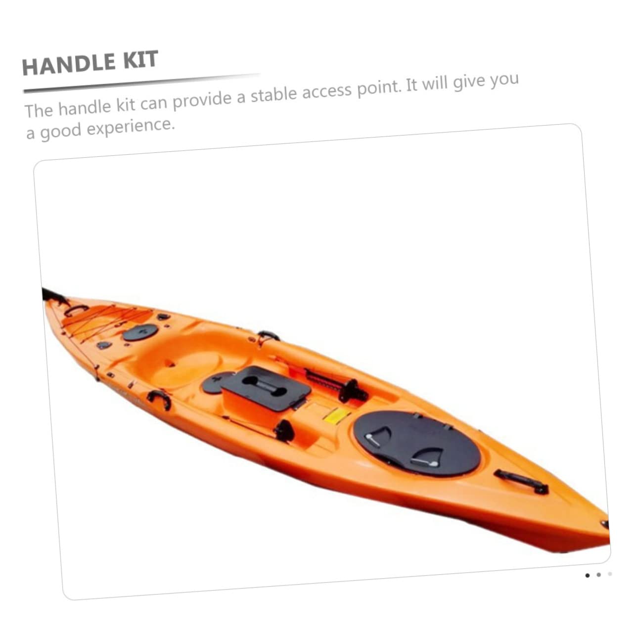 HANABASS 1set per Kayak Ergonomiche Accessori per Canoe e Barche e Portatile per Trasporto e Facile Compatibile Kayak e Canoe