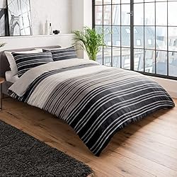 Edredones Tonos Marrones Sleep Down Super King - Juego de funda nórdica y funda de almohada (algodón), color Marrón