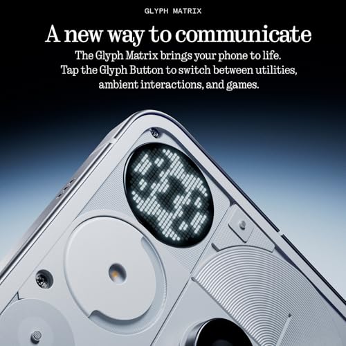 Image of Nothing Phone (3), White (16GB, 512GB) | Snapdragon 8s Gen 4 | 50MP + 50MP + 50MP Rear Camera | 1.5K+ 120Hz AMOLED Flexible LTPS Display