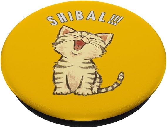 Kpop K-pop cat Meow Kitten Shibal PopSockets Adhesive PopGrip