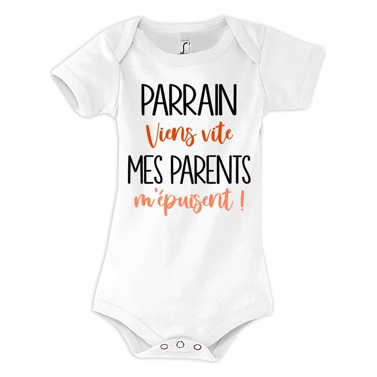 Planetee Body bébé Parrain viens vite mes Parents m'épuisent