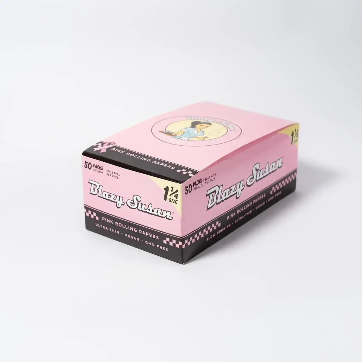 Blazy Susan Pink Paper - 84mm (3.31in) - 50 Packs (50 Sheets each) | GMO-Free, FSC-Certified