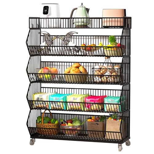 Support de collation contre le désordre : grand panier de vente au détail noir