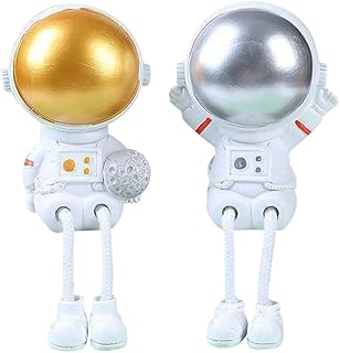 2Pcs Astronaut Hanging Leg Decor Astronaut Figurines Adorn Desktop Decor...