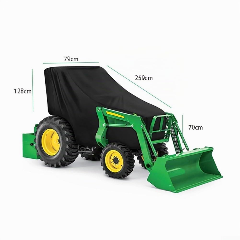 Cubierta impermeable para tractor, con Oxford 420D, para cubierta compacta de tractor, 79 x 128 x 259 cm