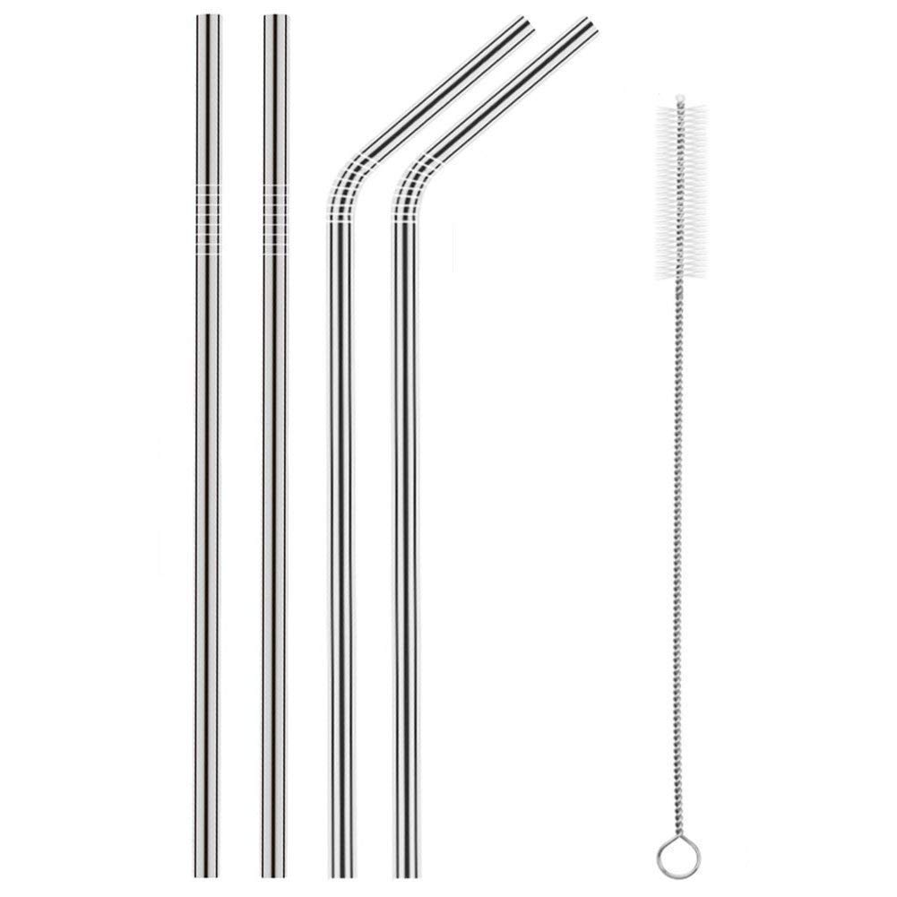 Stainless Steel Metal Straws Set for Drinking Juice Reusable BPA-Free Metal, Thick, Long, Dishwasher Safe (B0BGT51BWG) Amazon Price History, Amazon Price Tracker