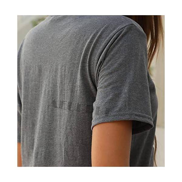 AEURPLT-Womens-Teen-Girls-Funny-Cute-Graphic-T-Shirt-Tees-Summer-Short-Sleeve-Casual-Tops Womens Teen Girls Funny Cute Graphic T Shirt Tees Summer Short Sleeve Casual Tops Grey