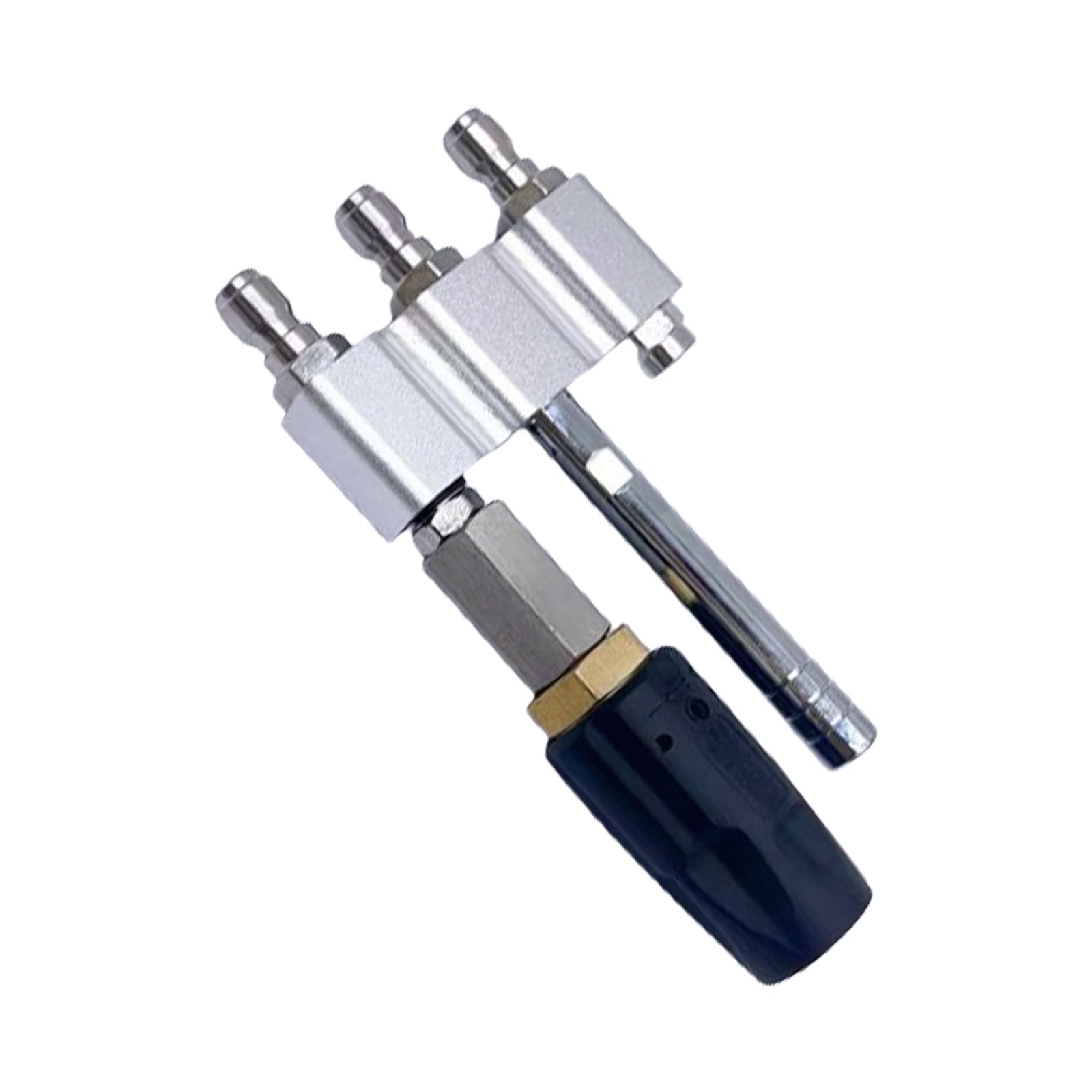 3 in 1 High Pressure Long Reach Soap Nozzle Adjustable Stainless Steel Quick Connection Nozzle for Pressure Washer Brass Stainless Steel Washer Tip