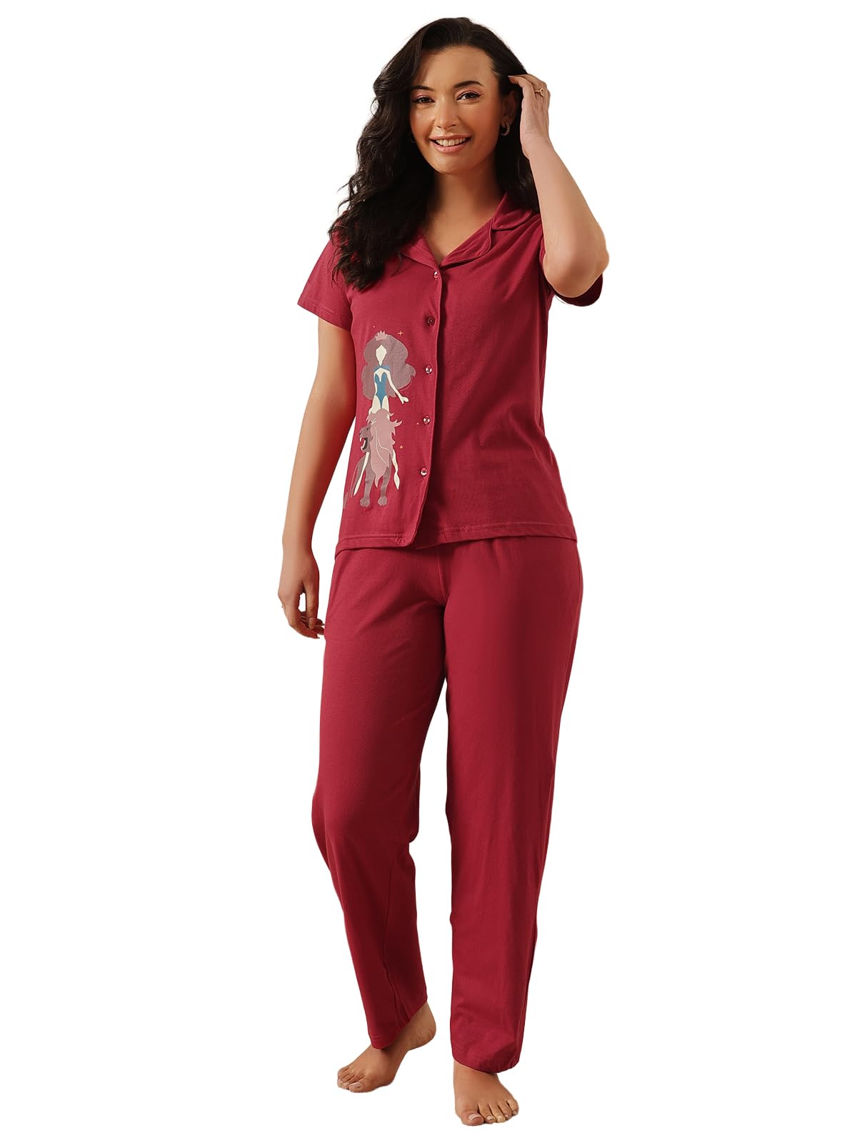 clovia Women Pants Set-picture-17