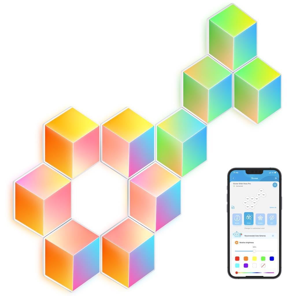 Govee - Pannelli luminosi Glide Hexa Pro