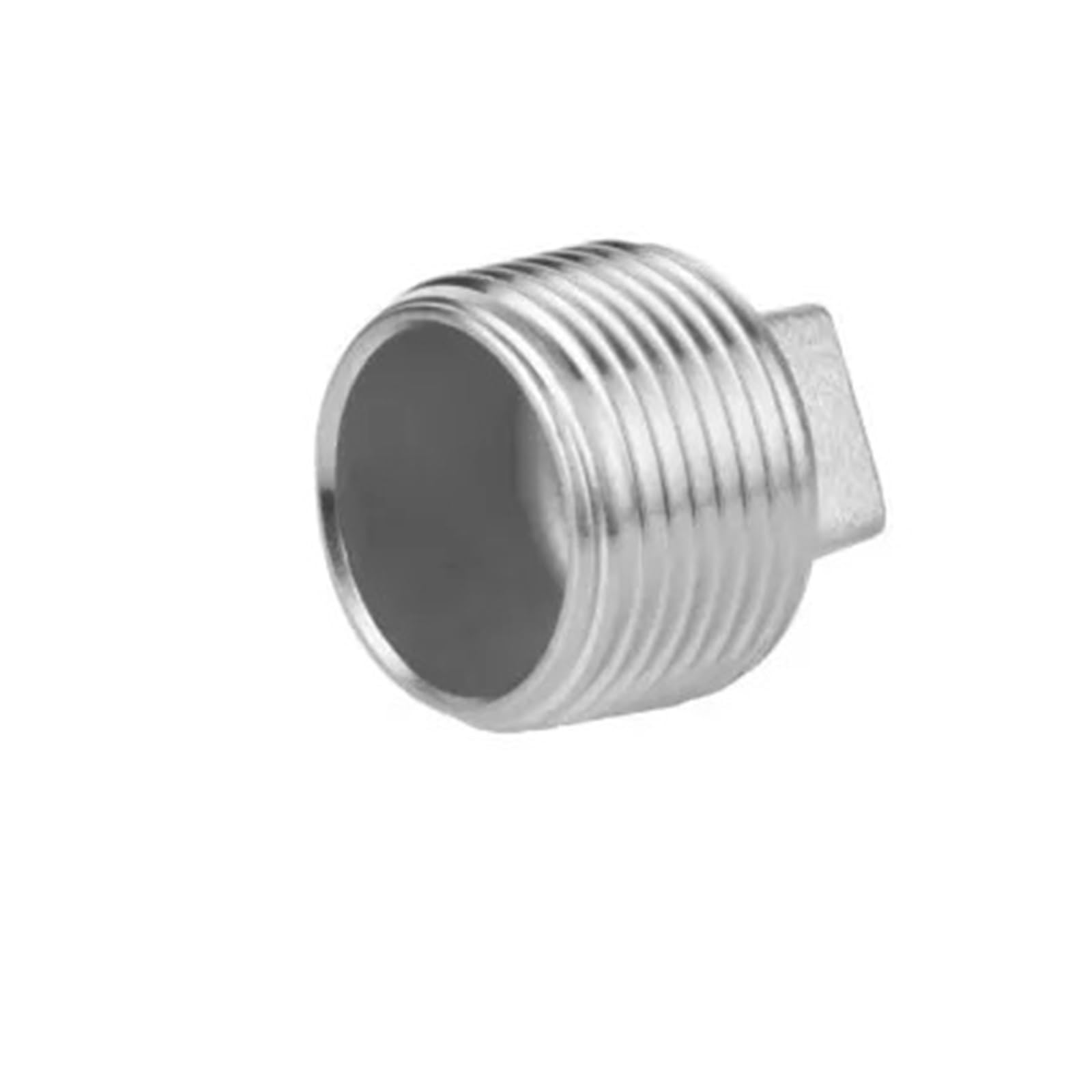 Bouchon à vis 3/4" en acier inoxydable 304 pour tuyau d'eau